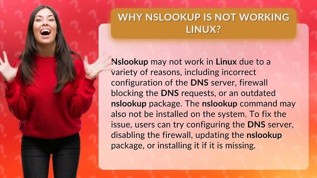 Why nslookup is not working Linux? смотреть онлайн