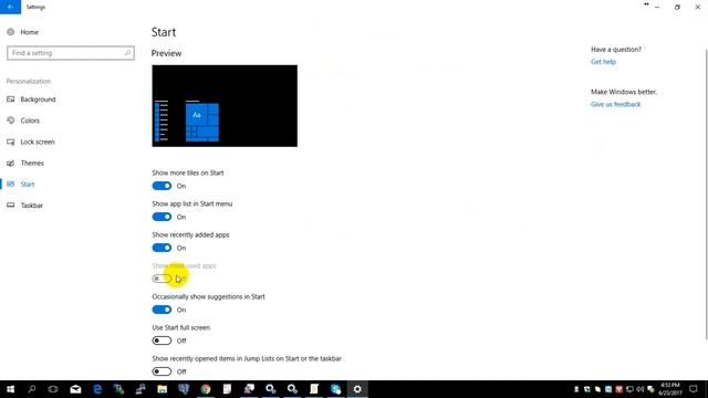 Fix Show Most Used Apps Is Grayed Out In Windows 10 смотреть онлайн