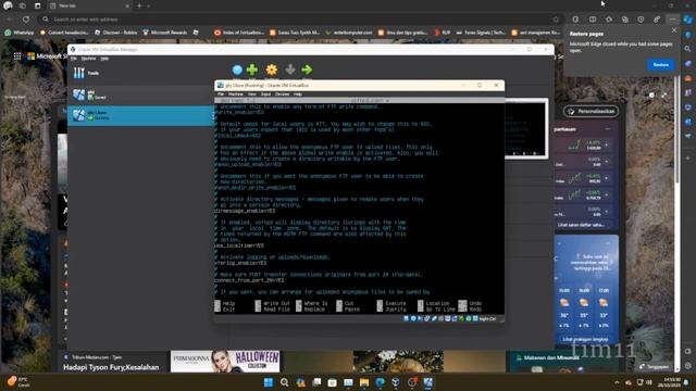 INSTALASI VSFTPD PADA DEBIAN SERVER (ASJ) смотреть онлайн