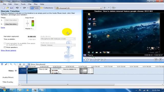 Windows Movie Maker Windows 7 2012 Tutorial - Do Voice смотреть онлайн