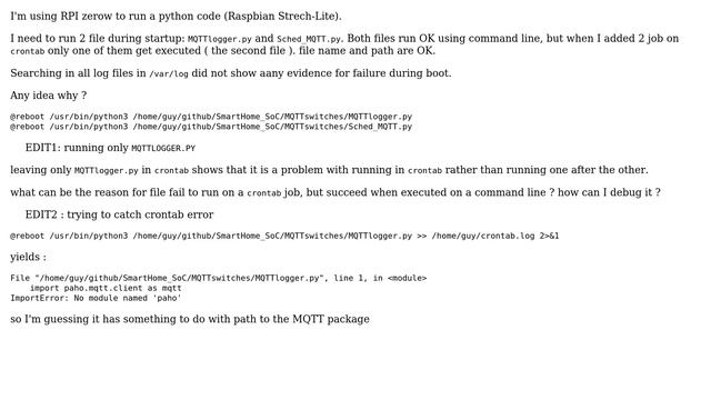 Unix & Linux: Python file fail on a crontab job (2 Solutions!!) смотреть онлайн