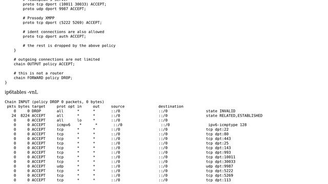 Unix & Linux: IPv6 firewall rules seem to impede all connections смотреть онлайн