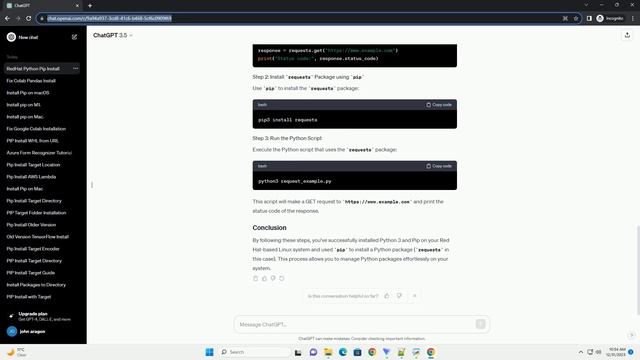 redhat install python pip смотреть онлайн