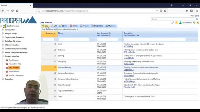 Prosper Interface Data Window Top+Context Menus смотреть онлайн