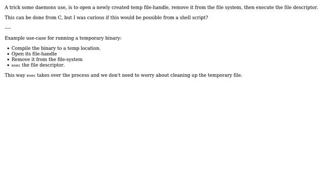 How to keep an open file handle in a shell script on Linux? смотреть онлайн
