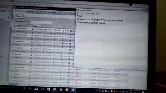 How to delete a complete database in phpmyadmin смотреть онлайн