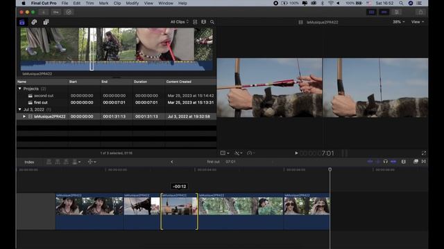 FINAL CUT pro X - Basic Masterclass - lesson v2 Rus LANGUAGE смотреть онлайн