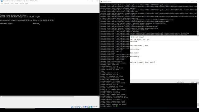 rm -rf a fedora linux system смотреть онлайн