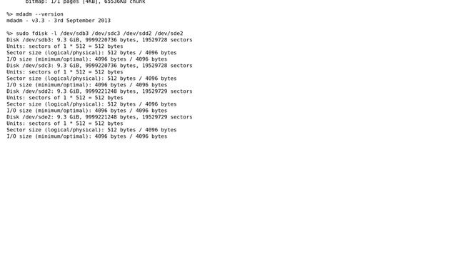 Ubuntu - raid partition capacity unchanged after RAID1 to RAID5 to RAID6 смотреть онлайн