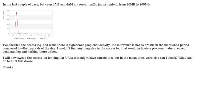 DevOps & SysAdmins: What can cause drastic traffic jump on server? смотреть онлайн