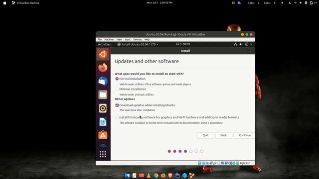 Ubuntu 20.04 Install on VirtualBox смотреть онлайн
