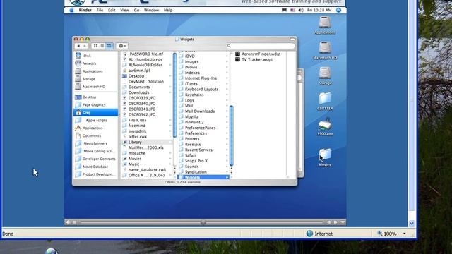 Mac OS X 10.4 (Tiger) - Finding and removing Widgets смотреть онлайн