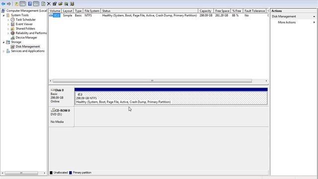 Vista's built in partition manager смотреть онлайн