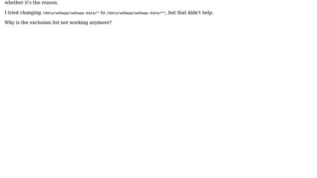 Unix & Linux: Tar exclusion list doesn't work anymore after upgrading to Debian stretch смотреть онлайн