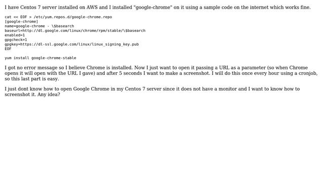 DevOps & SysAdmins: Open Google Chrome on Centos 7 and screenshot it смотреть онлайн