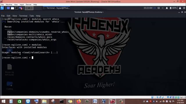 Using Recon-ng: Setting up a Workspace смотреть онлайн