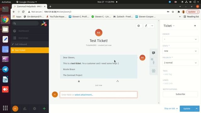 Zammad Open Source Development Service смотреть онлайн