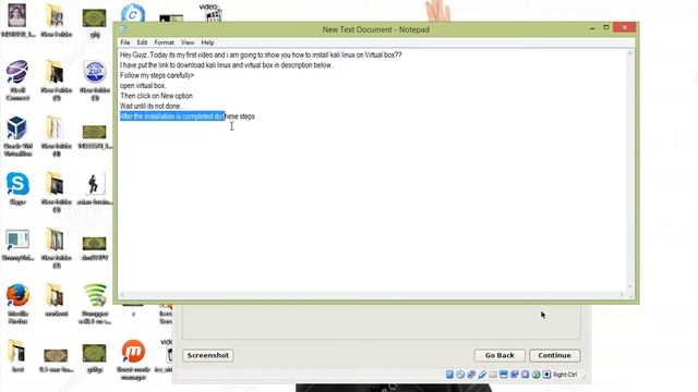 How to install kali linux on virtual box (For Beginners) смотреть онлайн