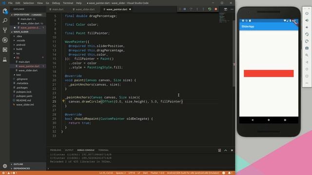 Flutter Custom Slider: Section 2, Paint смотреть онлайн