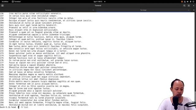 #13 - Basic Linux Command | with Fedora 35 Workstation | head command смотреть онлайн