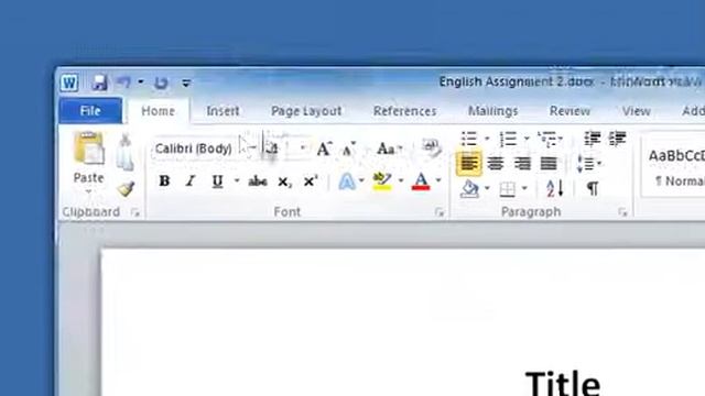 Intro to Cmtrs MS Office Word 01 Basic Functions | For Beginners | смотреть онлайн