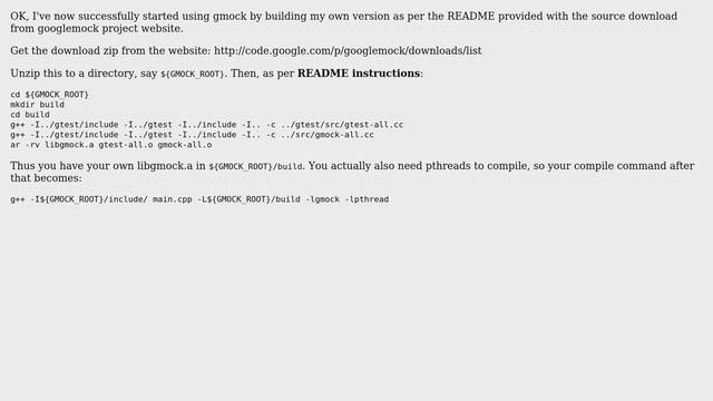Howto install google-mock on Ubuntu 12.10 (3 Solutions!!) смотреть онлайн
