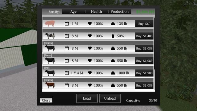 how to load and unload cows in farming usa 2 смотреть онлайн