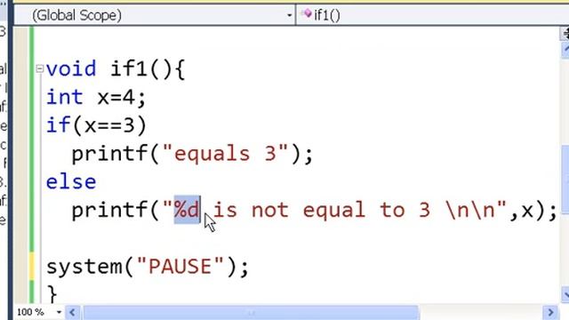 C Language 008 if statement смотреть онлайн
