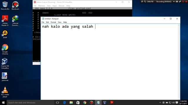 Eps 6 Tutorial Konfigurasi FTP Server debian 8 | by kupril смотреть онлайн
