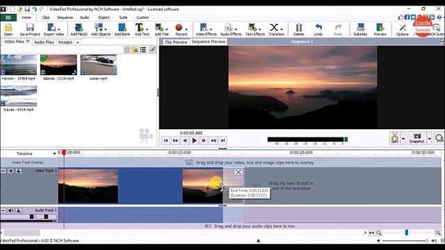Split/Trim Video - Videopad Tutorial #3 смотреть онлайн