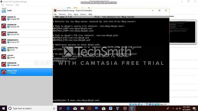 tutorial Instalasi DHCP SERVER di Virtua Box ( Debian CLI ) смотреть онлайн