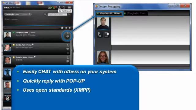 NEC UC Client Overview смотреть онлайн
