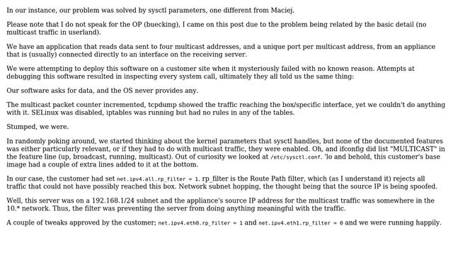 DevOps & SysAdmins: Linux Kernel not passing through multicast UDP packets (5 Solutions!!) смотреть онлайн