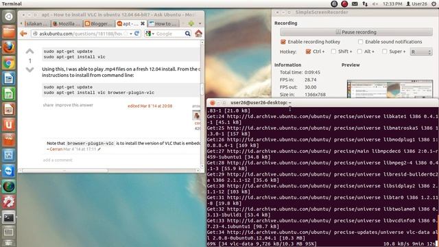 Cara Install VLC Pada LInux Ubuntu 12.04 смотреть онлайн