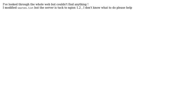 DevOps & SysAdmins: How to upgrade nginx from 1.2 to 1.6 on debian 7? смотреть онлайн
