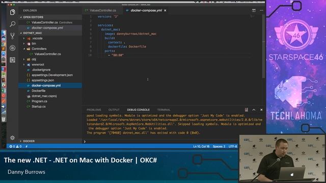 OKC#: Danny Burrows - The new .NET: .NET on Mac with Docker [2017] смотреть онлайн