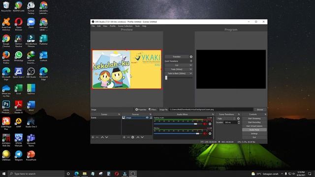 Tutorial virtual Camera OBS dan menyambungkannya ke aplikasi zoom смотреть онлайн