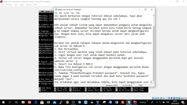 Tutorial Instal SSH Server di Debian 9 - Linux Debian 2022 смотреть онлайн