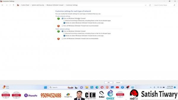 How to Turn ON or Turn OFF Windows Firewall | Enable Disable Firewall in Windows11 #firewall