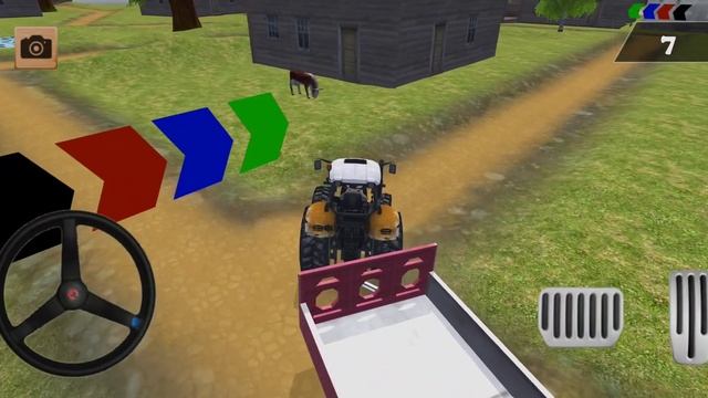 Real Farming Simulator 2024 Tractor Driving - Android Gameplay смотреть онлайн