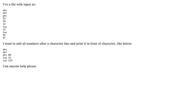 Unix & Linux: Awk to sum all numbers only after a character string (3 Solutions!!) смотреть онлайн