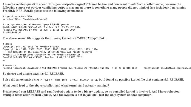 DevOps & SysAdmins: Conflicting information about the running kernel version in FreeBSD смотреть онлайн