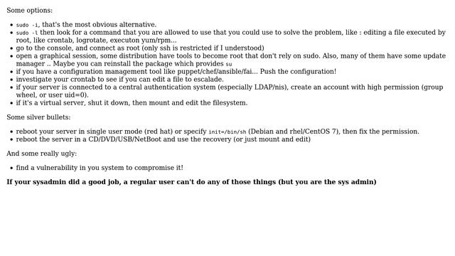 Unix & Linux: SUID accidently removed from /bin/su file (4 Solutions!!) смотреть онлайн
