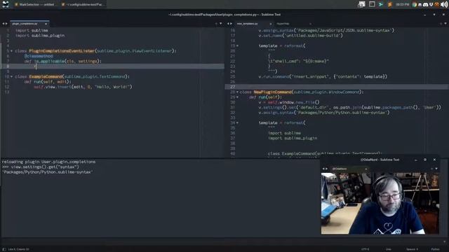 [LC84] Sublime Text Package Development смотреть онлайн