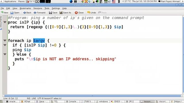 Tcl/Cisco Lesson 37: alias command and $argv (Arabic Version) смотреть онлайн