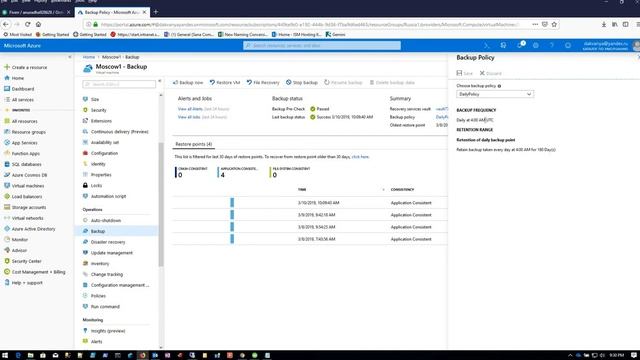 Azure Backup Configuration and Restore Virtual Machine смотреть онлайн