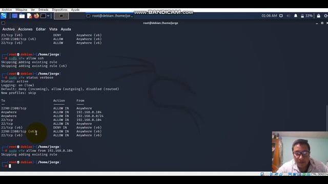 ⬅️Práctica Firewall con Kali linux➡️ смотреть онлайн