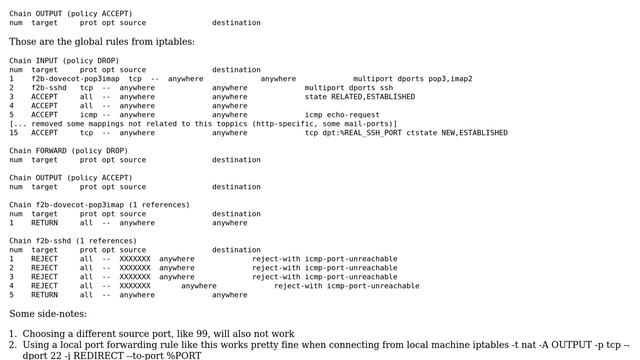 Unix & Linux: Port forwarding with iptables not working anymore смотреть онлайн