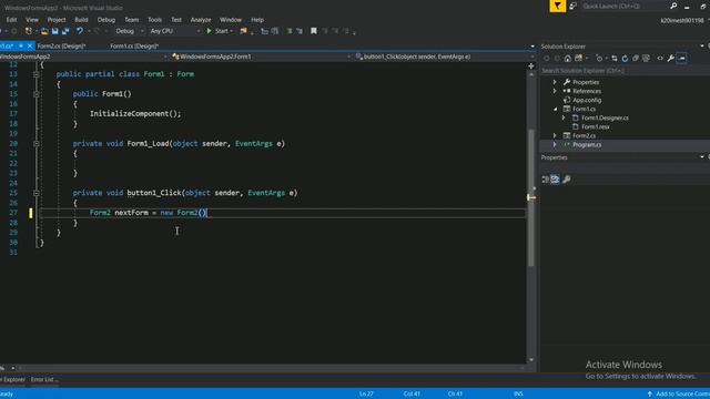 How to Switching between two windows form | C#.net| Visual Studio | Imesh lk смотреть онлайн