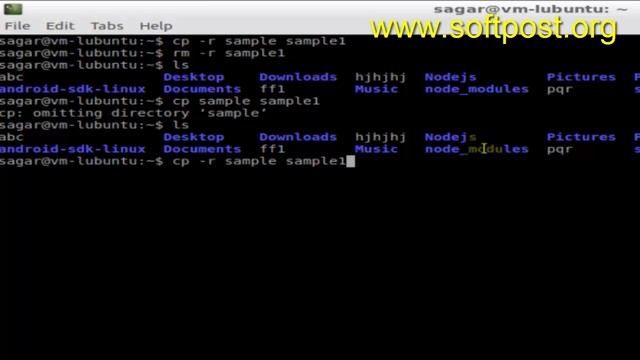 How to copy directories in Debian смотреть онлайн